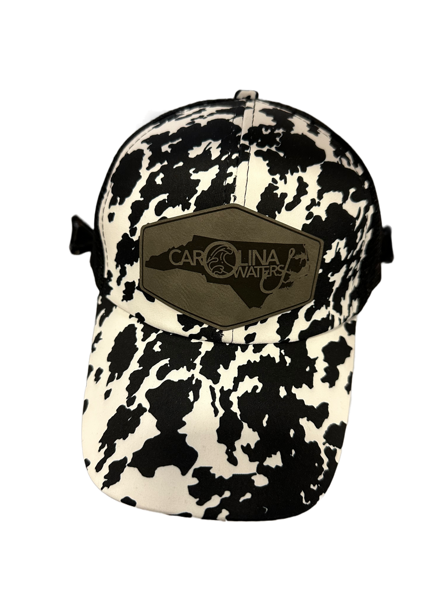 Ladies Leather Patch Hat