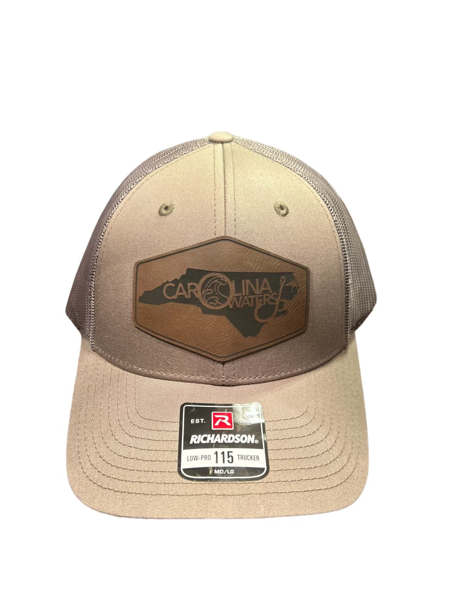 Men's Leather Patch Hat
