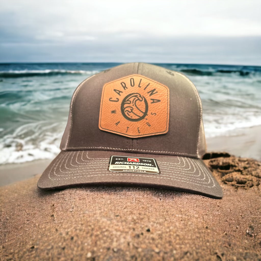 Men's Leather Patch Hat