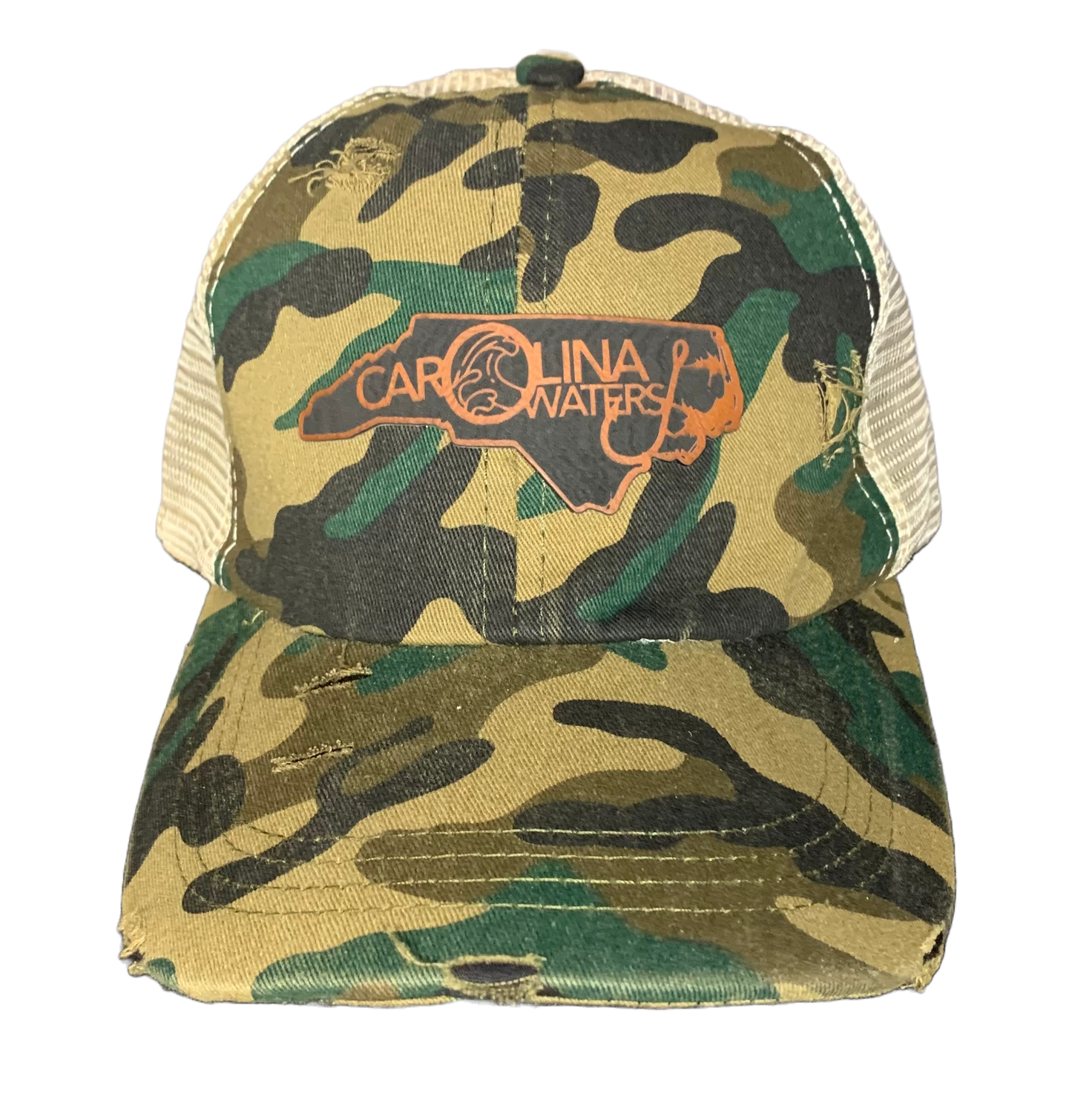 Ladies Leather Patch Hat