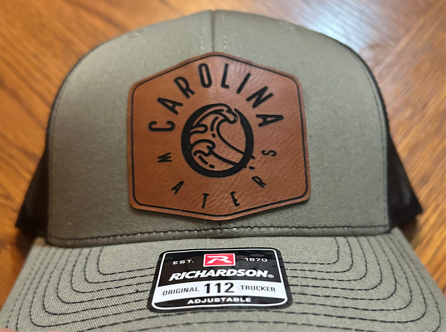 Men's Leather Patch Hat