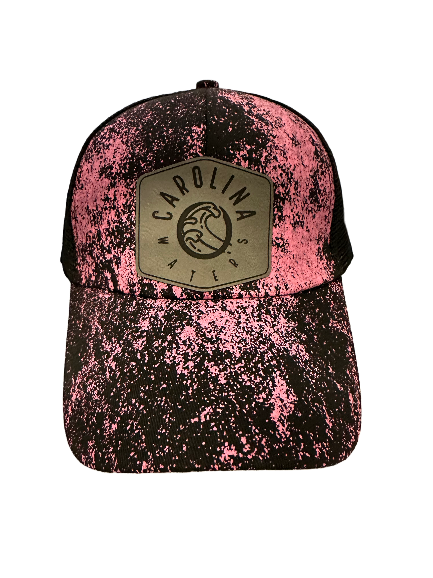 Ladies Leather Patch Hat