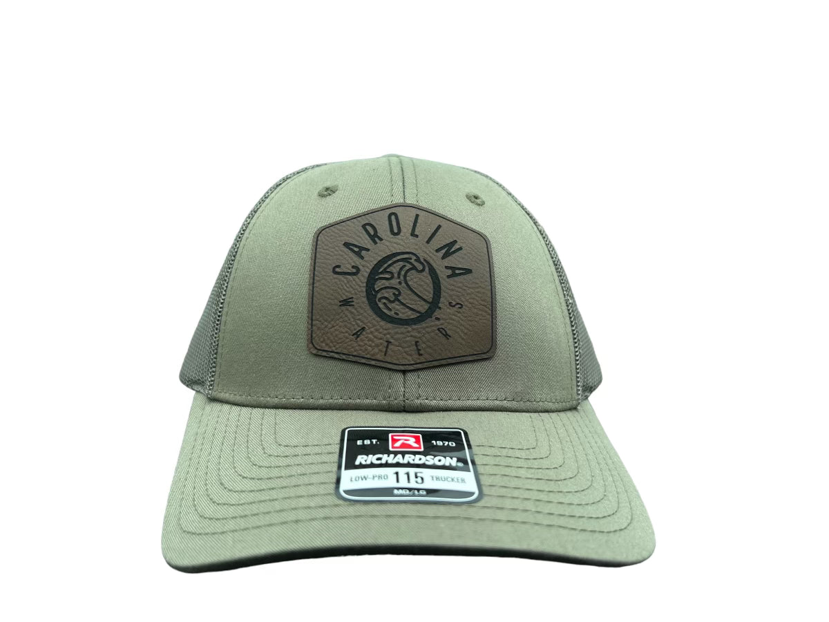 Men's Leather Patch Hat